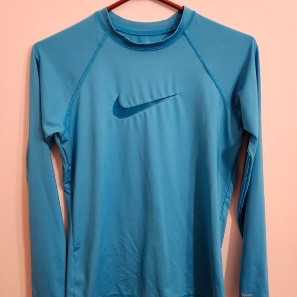 Nike long-sleeved teal top medium - Picture 1 of 6